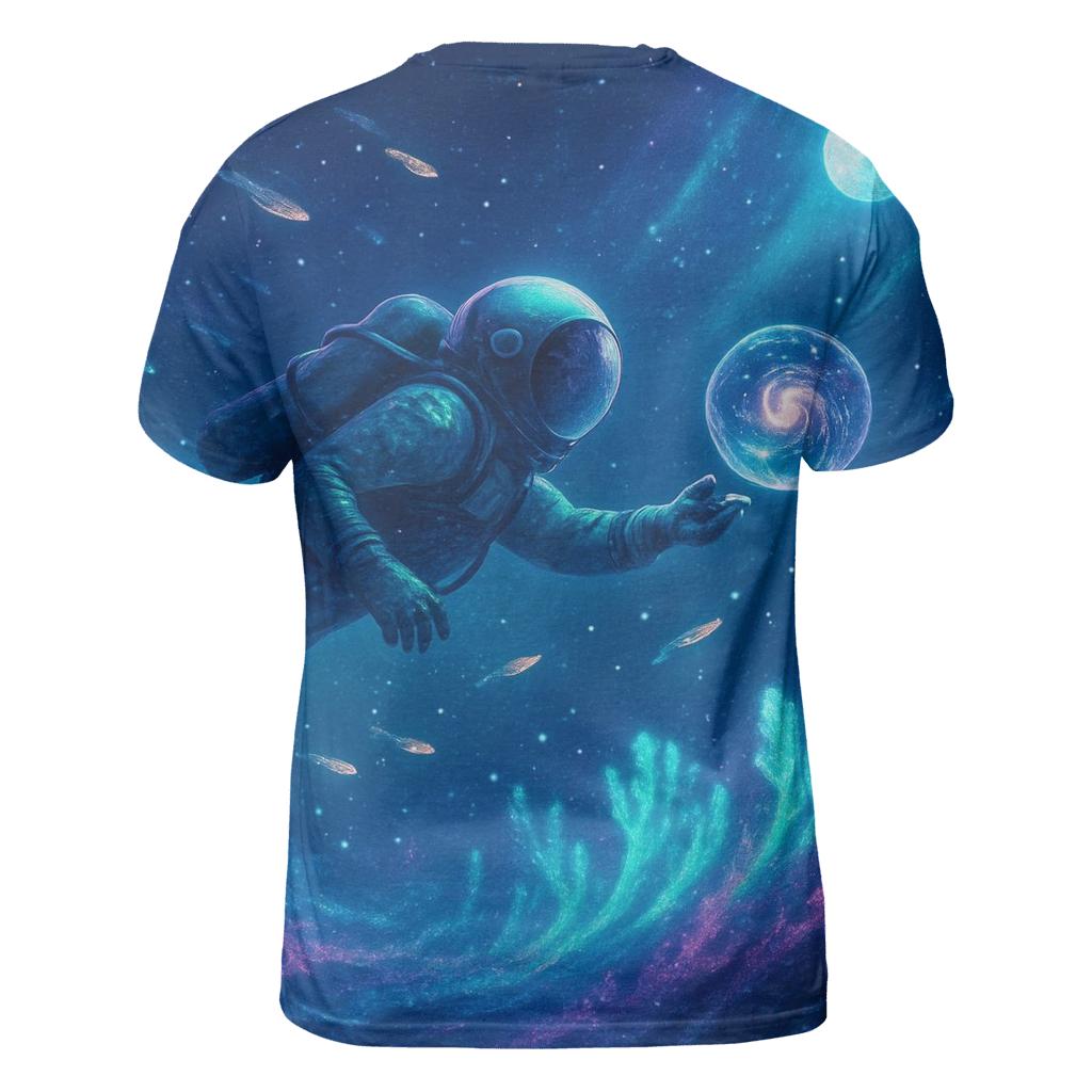 Aurora Reef In The Void vibrant all-over design tees