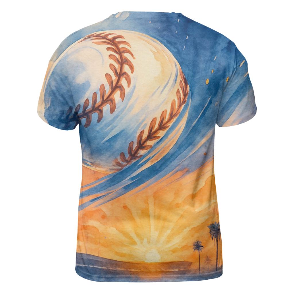 Sunset Seamstorm Over Los Angeles personalized full print shirts