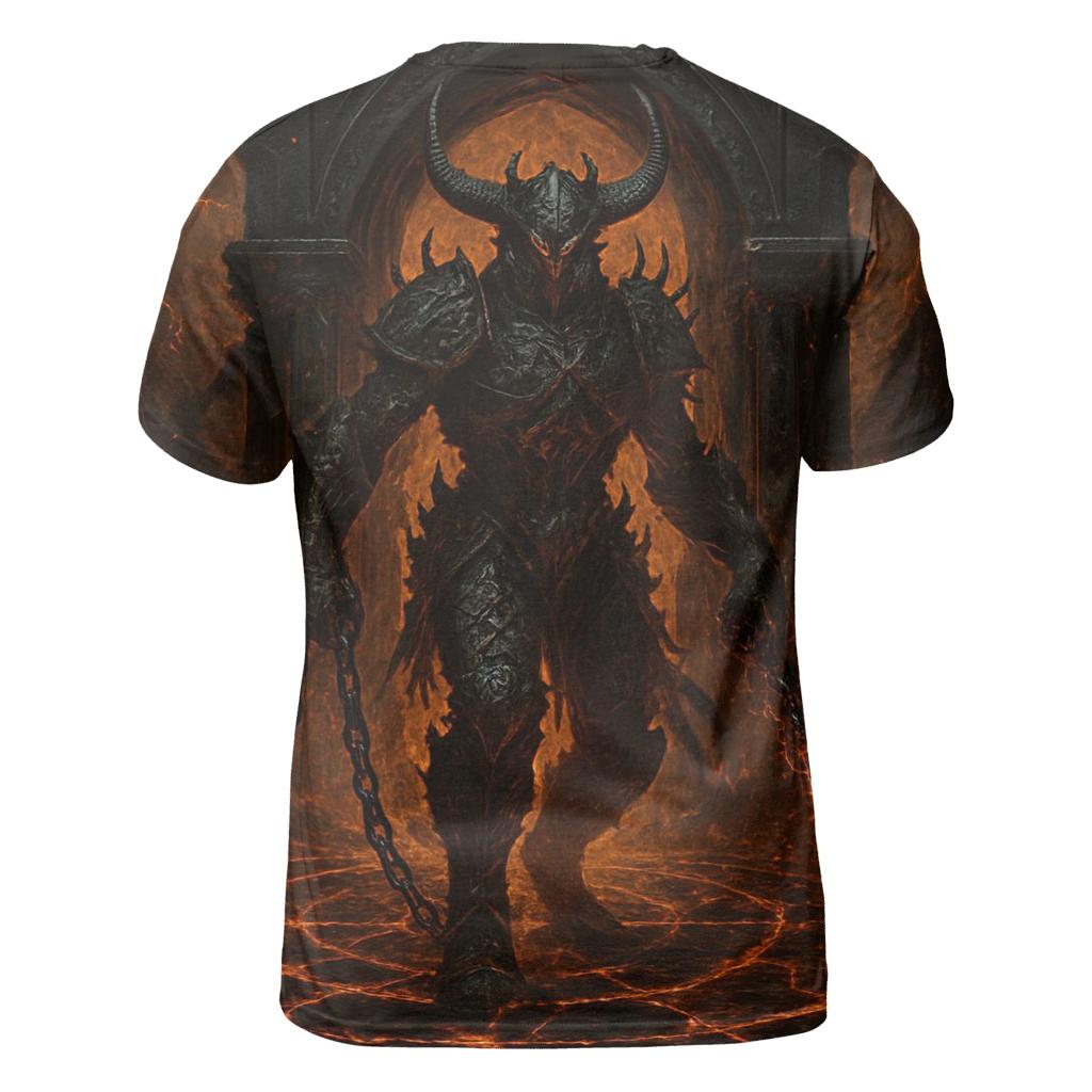 Demon Vanguard Of The Volcanic Gate trendy printed shirt styles