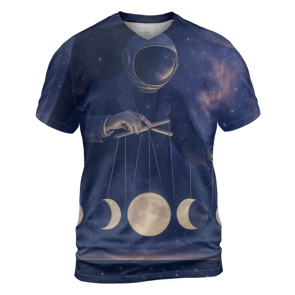 Moon Phase Marionette Theater custom all-over print shirts
