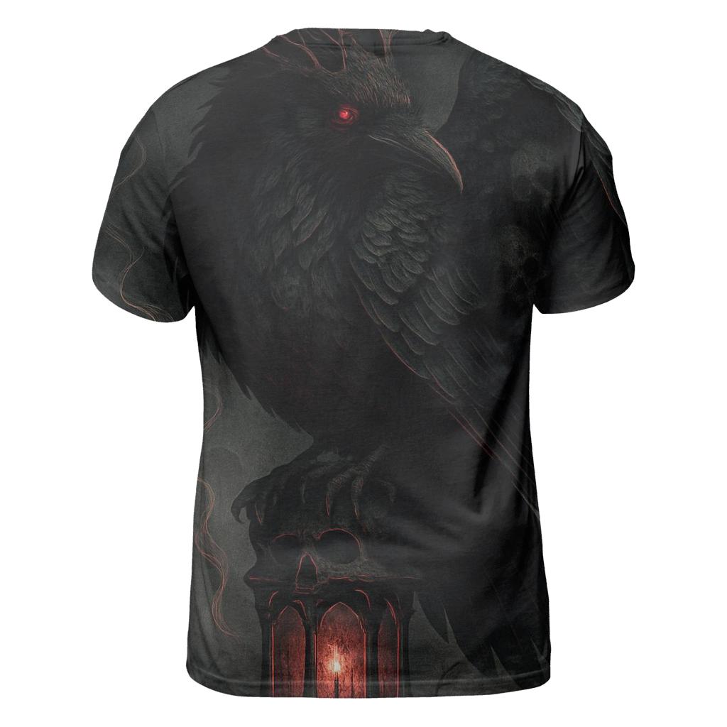 Raven Oracle Over The Bone Lantern vibrant all-over design tees