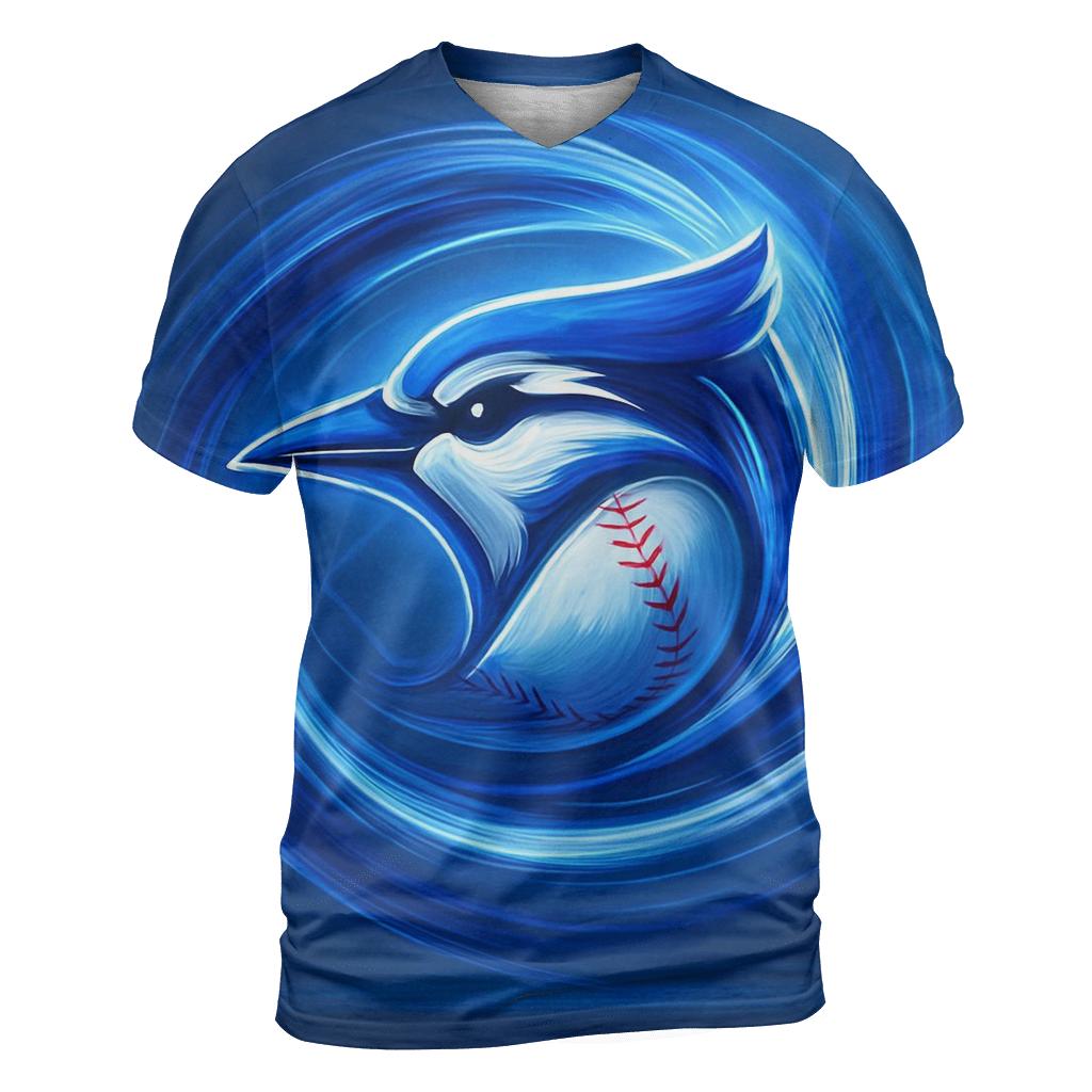 Wind Tunnel Rally Blue Jays Finish trendy printed shirt styles