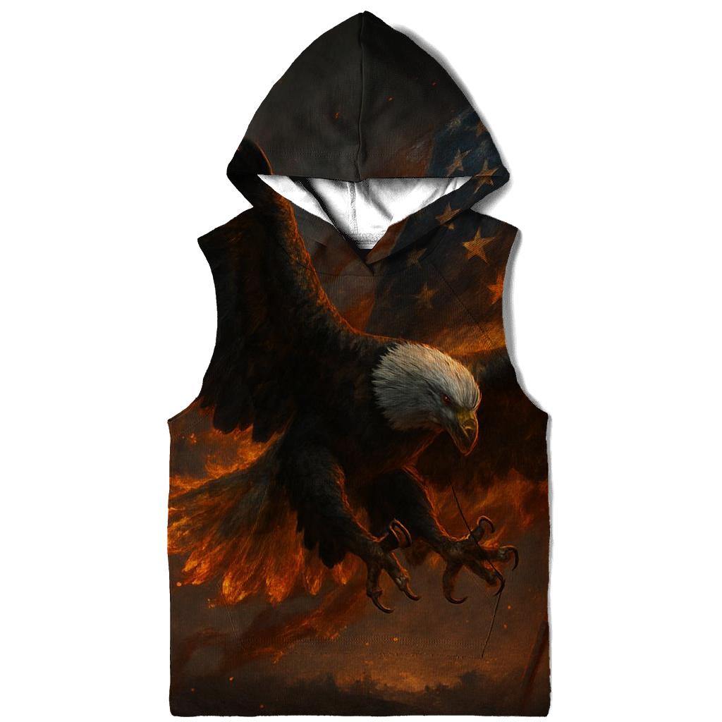Eagle Over Ember Flag hoodies fashion