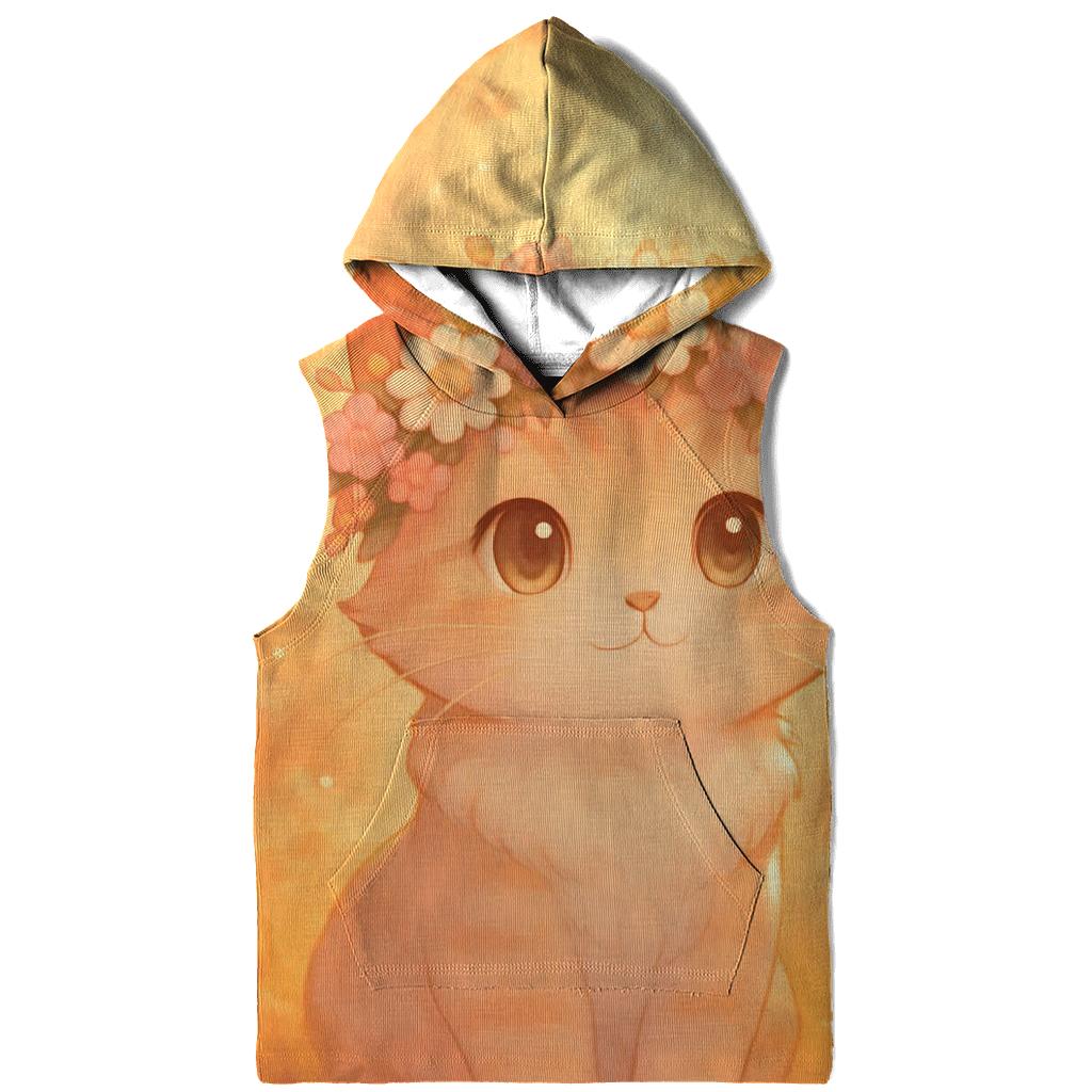 Sunrise Garden Flower Crown Cat hoodie designs