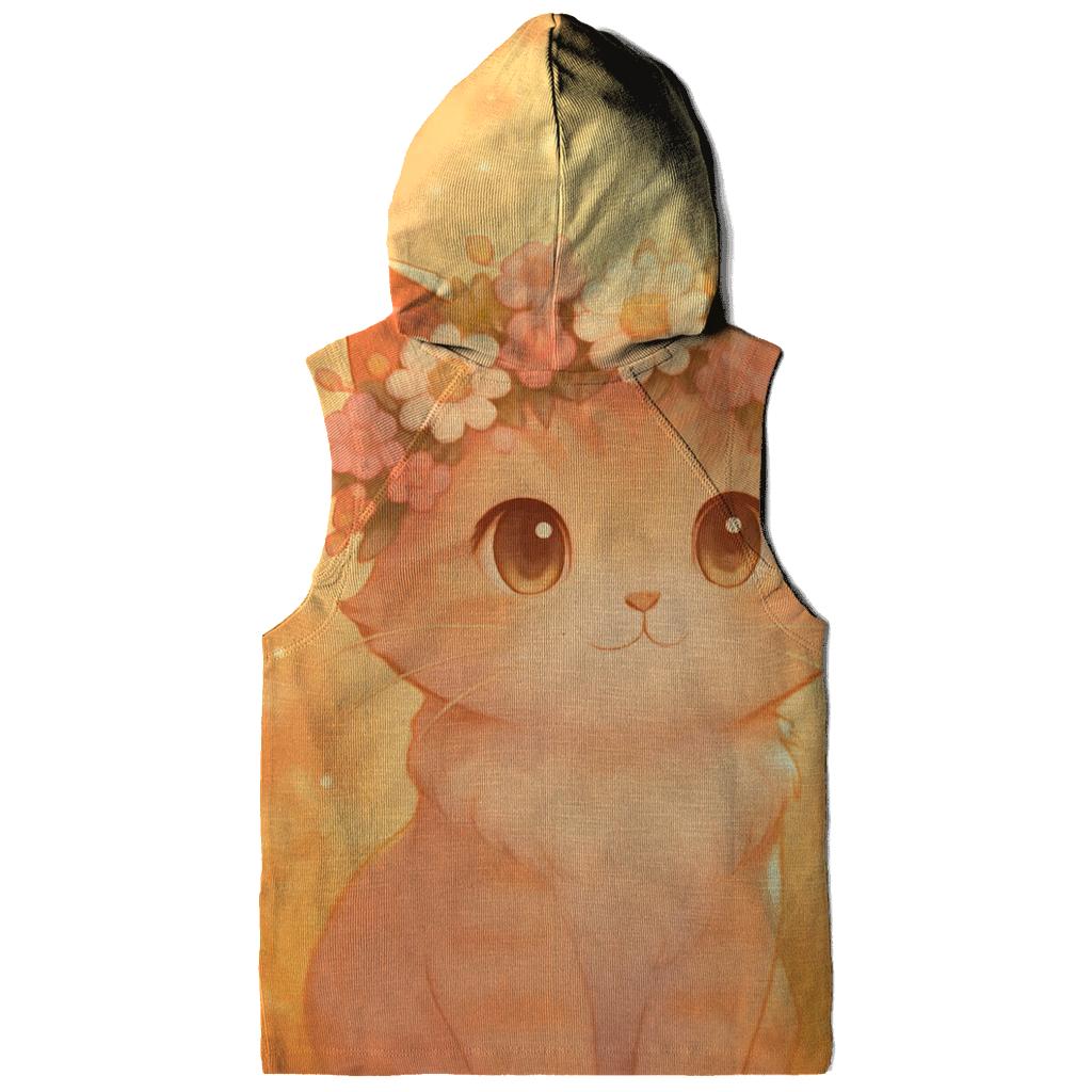Sunrise Garden Flower Crown Cat hoodie designs
