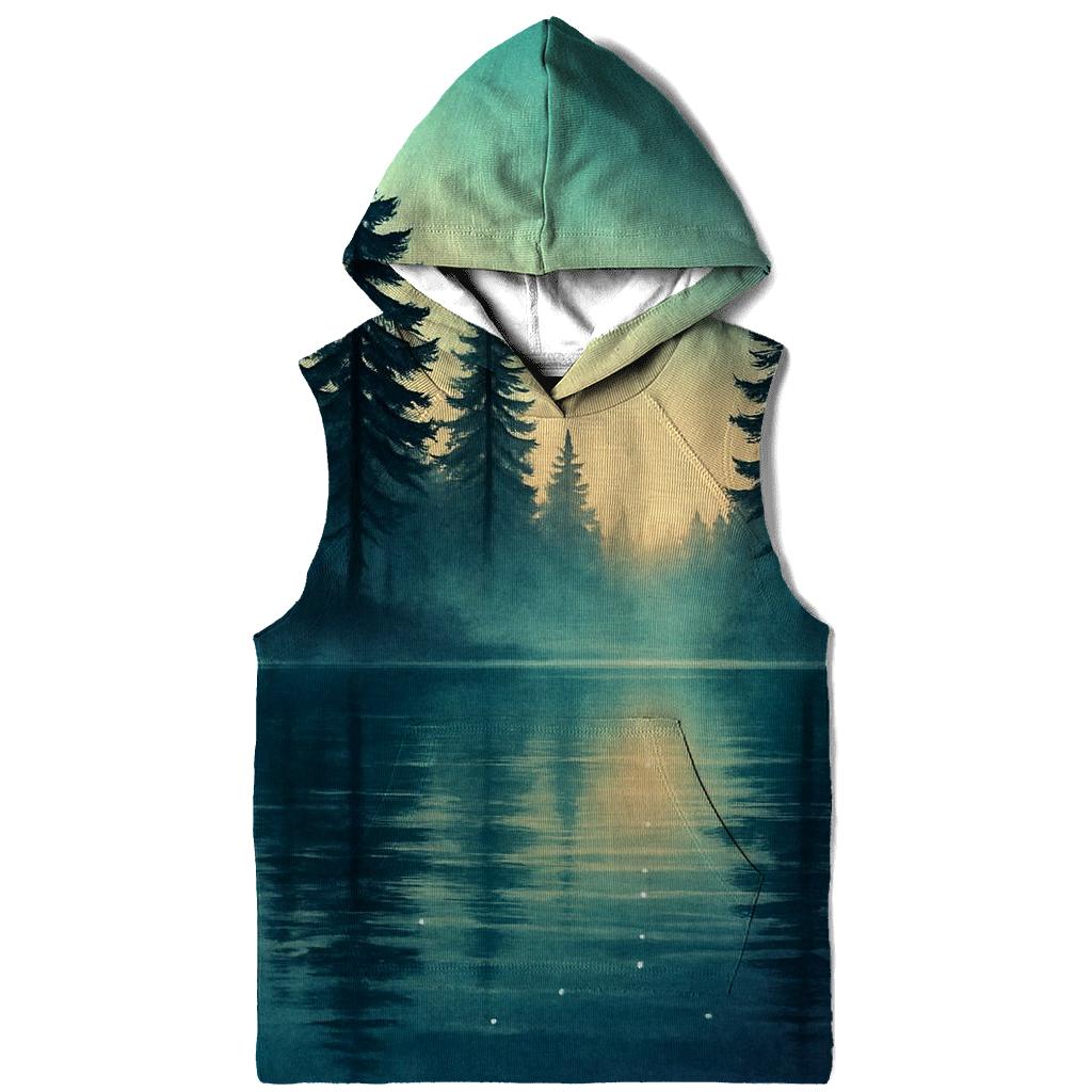 Pines Under A Melted Sky heavyweight hoodies