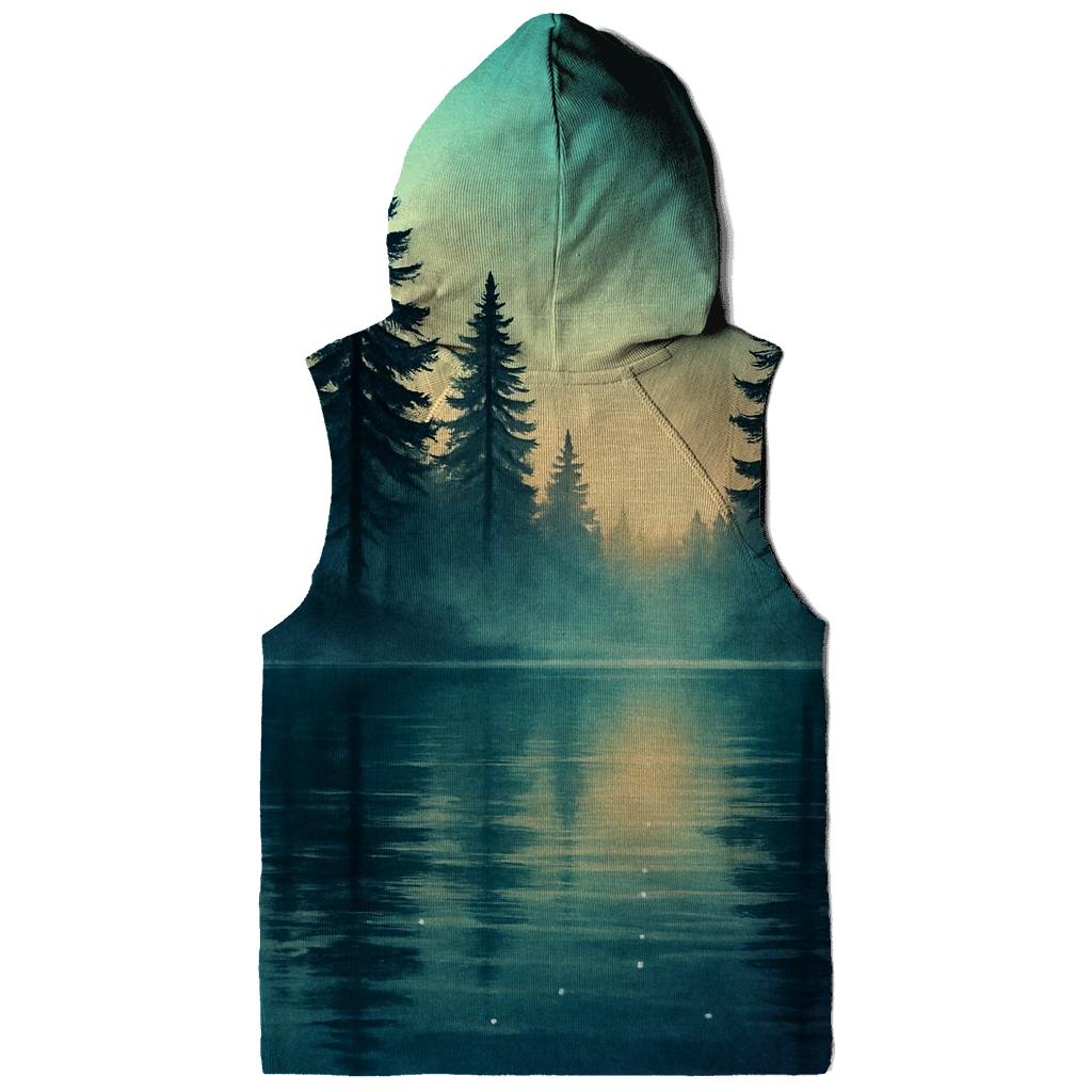 Pines Under A Melted Sky heavyweight hoodies