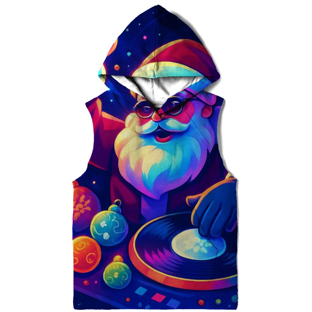 Santa DJ Galaxy Mixer designer hoodies