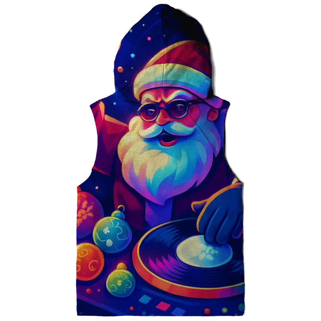 Santa DJ Galaxy Mixer designer hoodies
