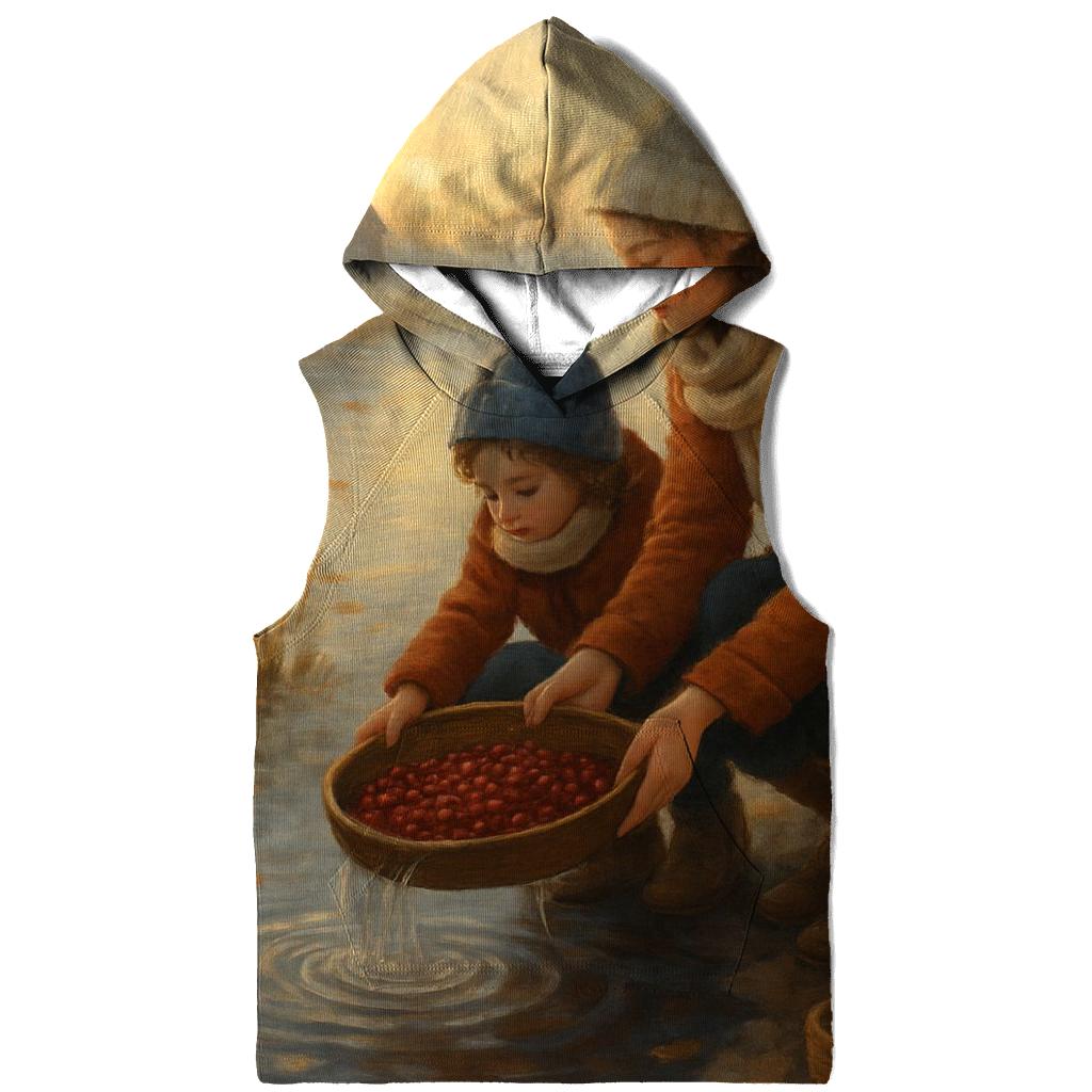 Riverbank Cranberry Gathering embroidered hoodies