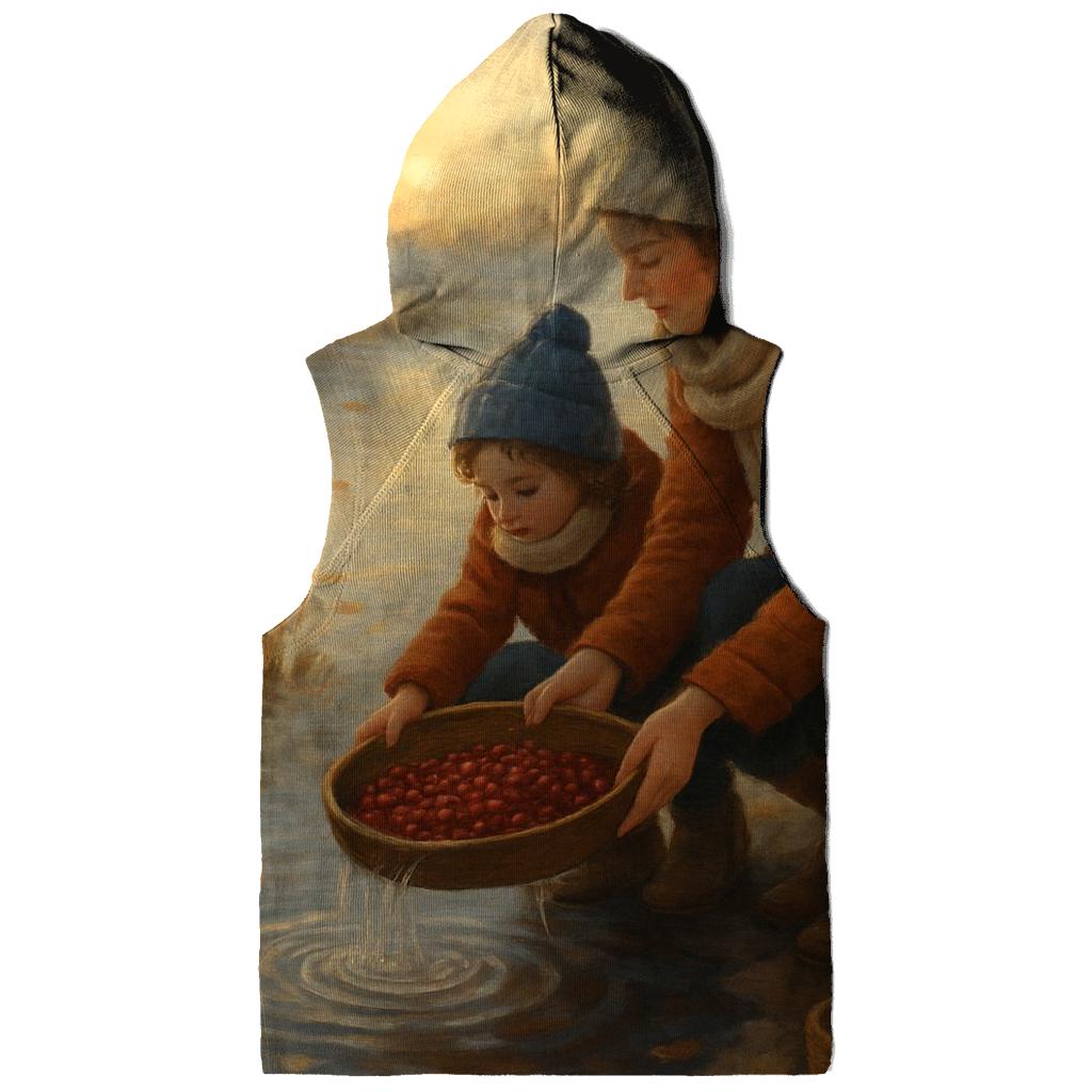 Riverbank Cranberry Gathering embroidered hoodies