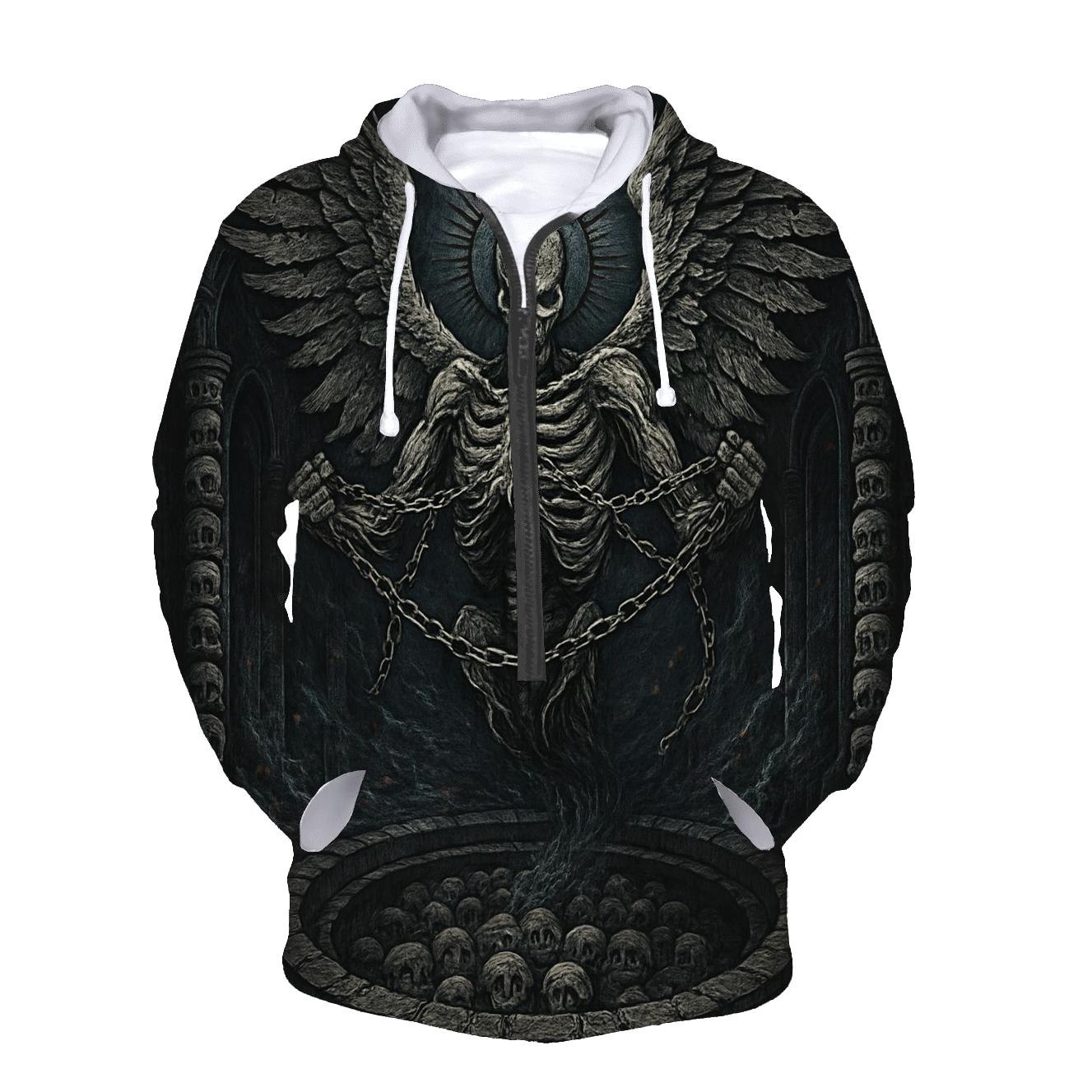 The Ossuary Seraph Unchained printed hoodies