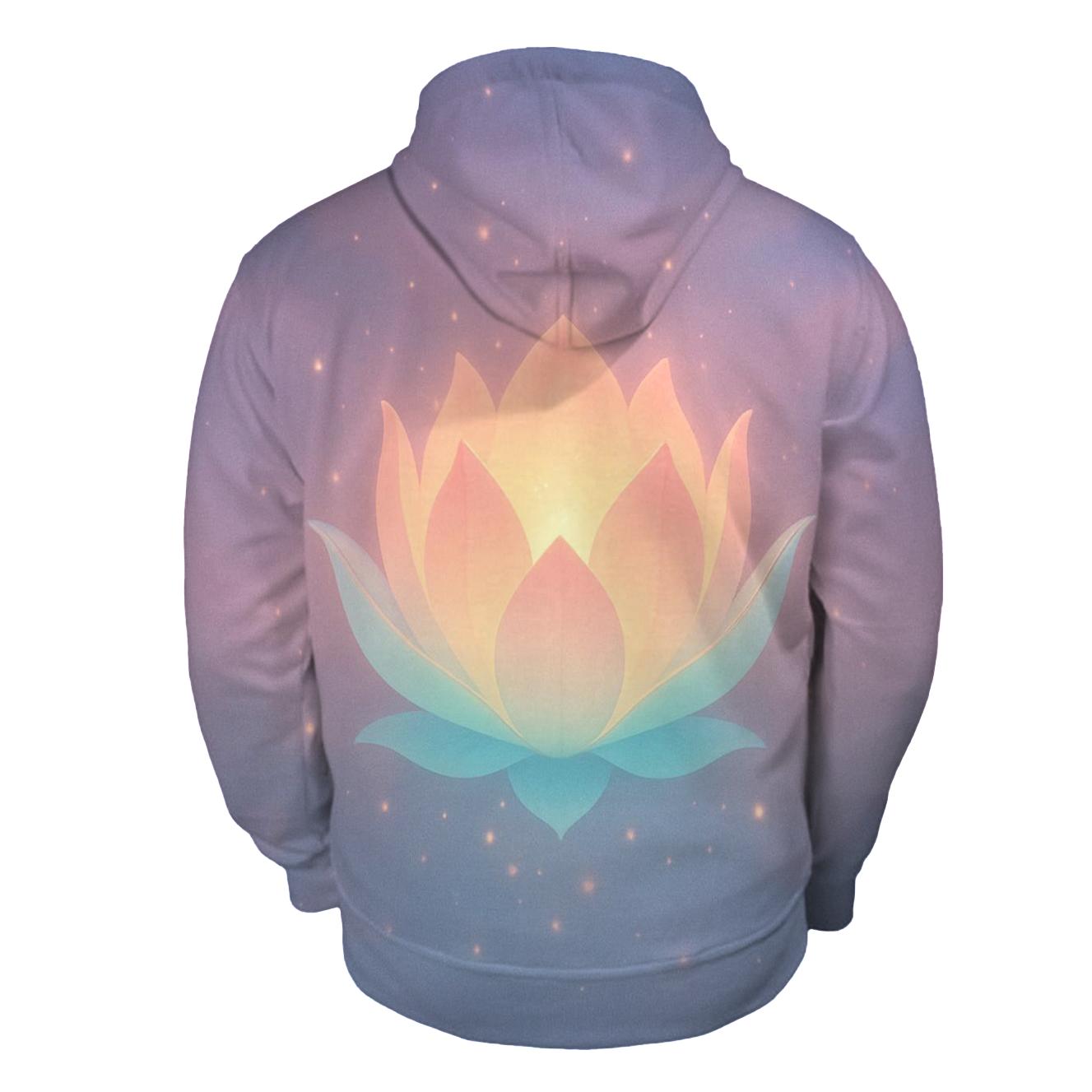 Chromatic Lantern Bloom hoodie trends