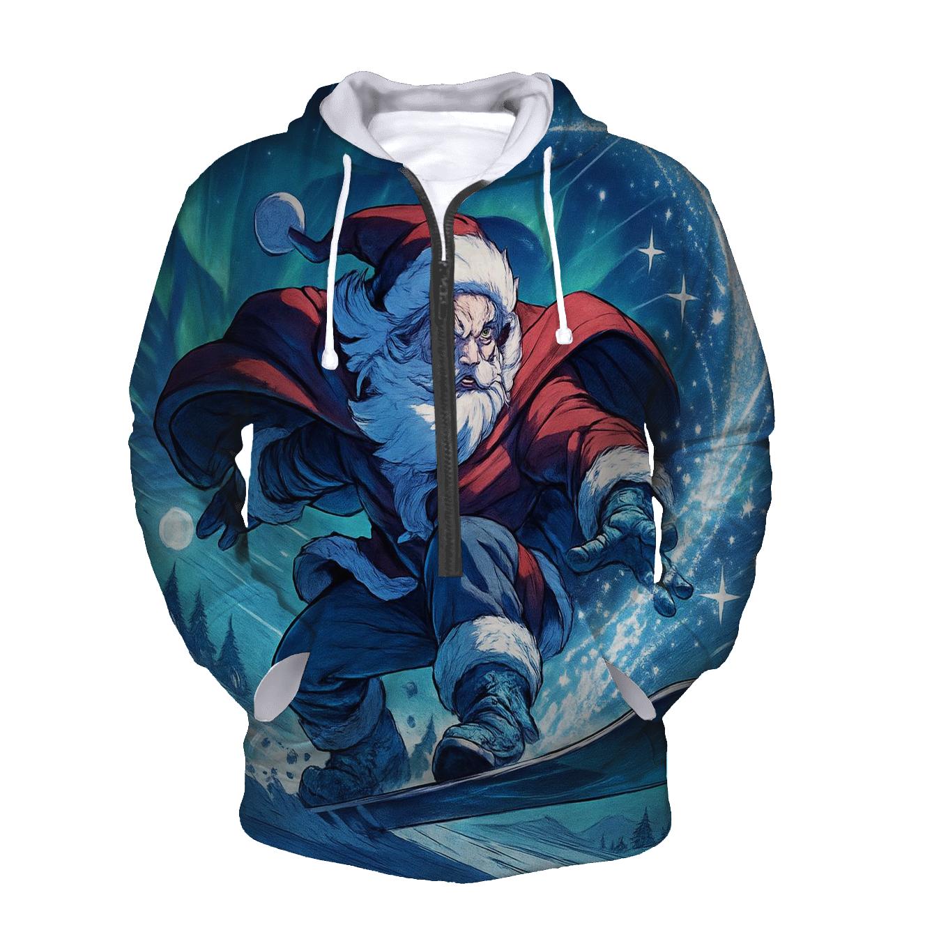 Aurora Snowboard Santa Rush custom hoodies