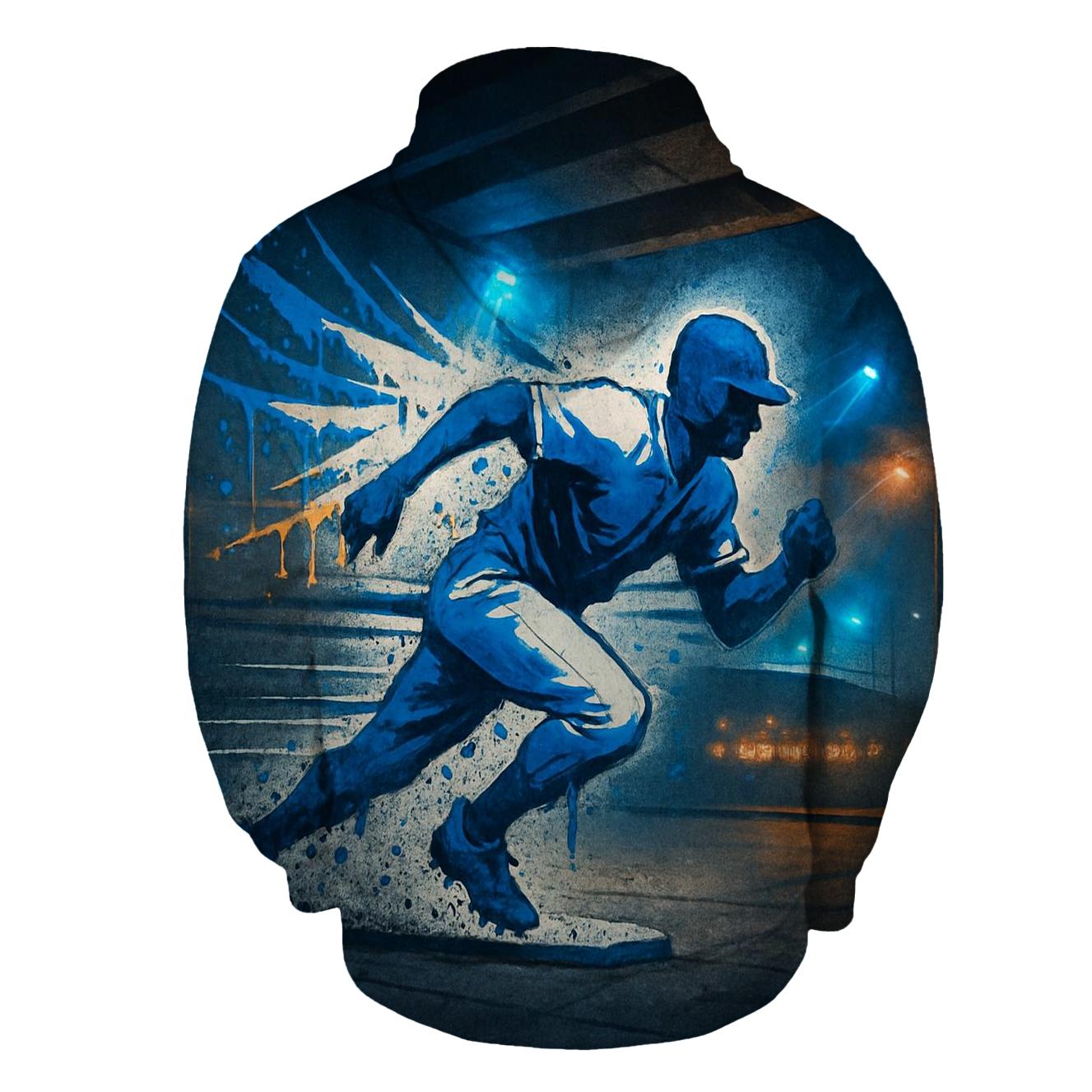 Graffiti Baseline Rush zip-up hoodies