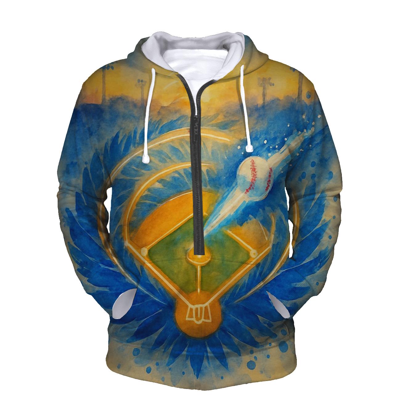 Blue Jays Diamond Halo At Sunset pullover hoodies
