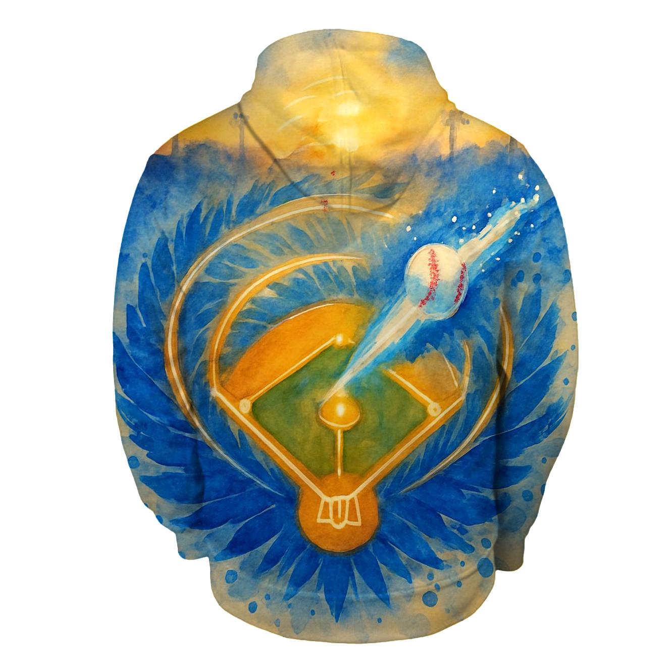 Blue Jays Diamond Halo At Sunset pullover hoodies