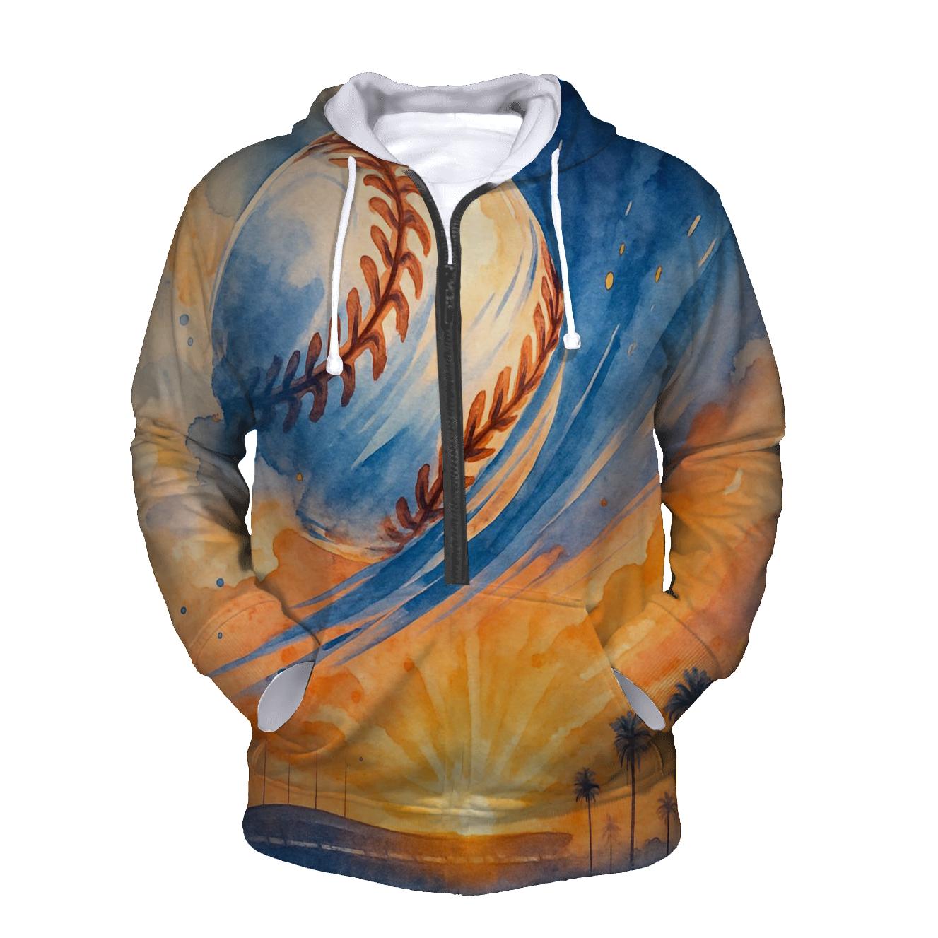 Sunset Seamstorm Over Los Angeles hoodies fashion