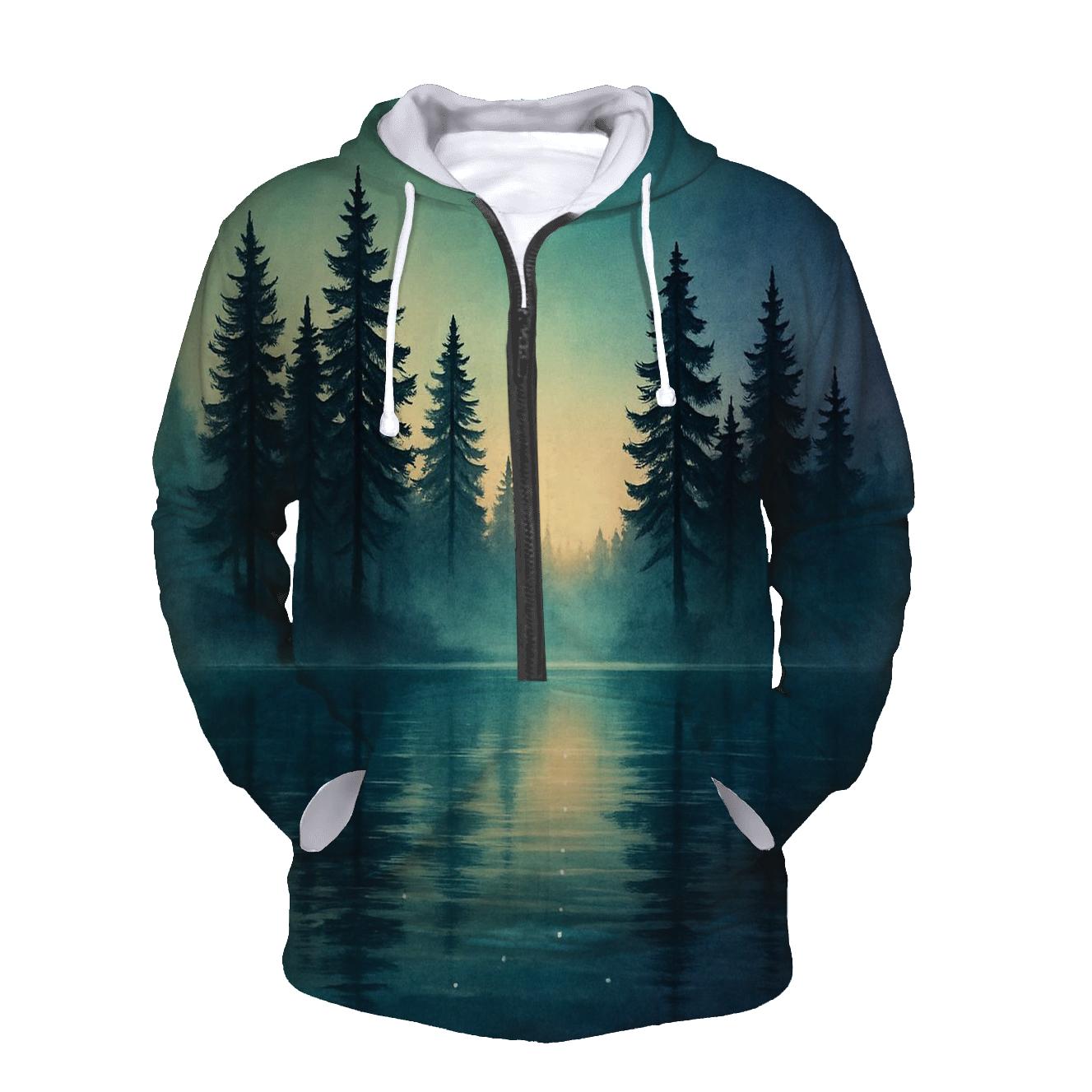 Pines Under A Melted Sky hoodie styles