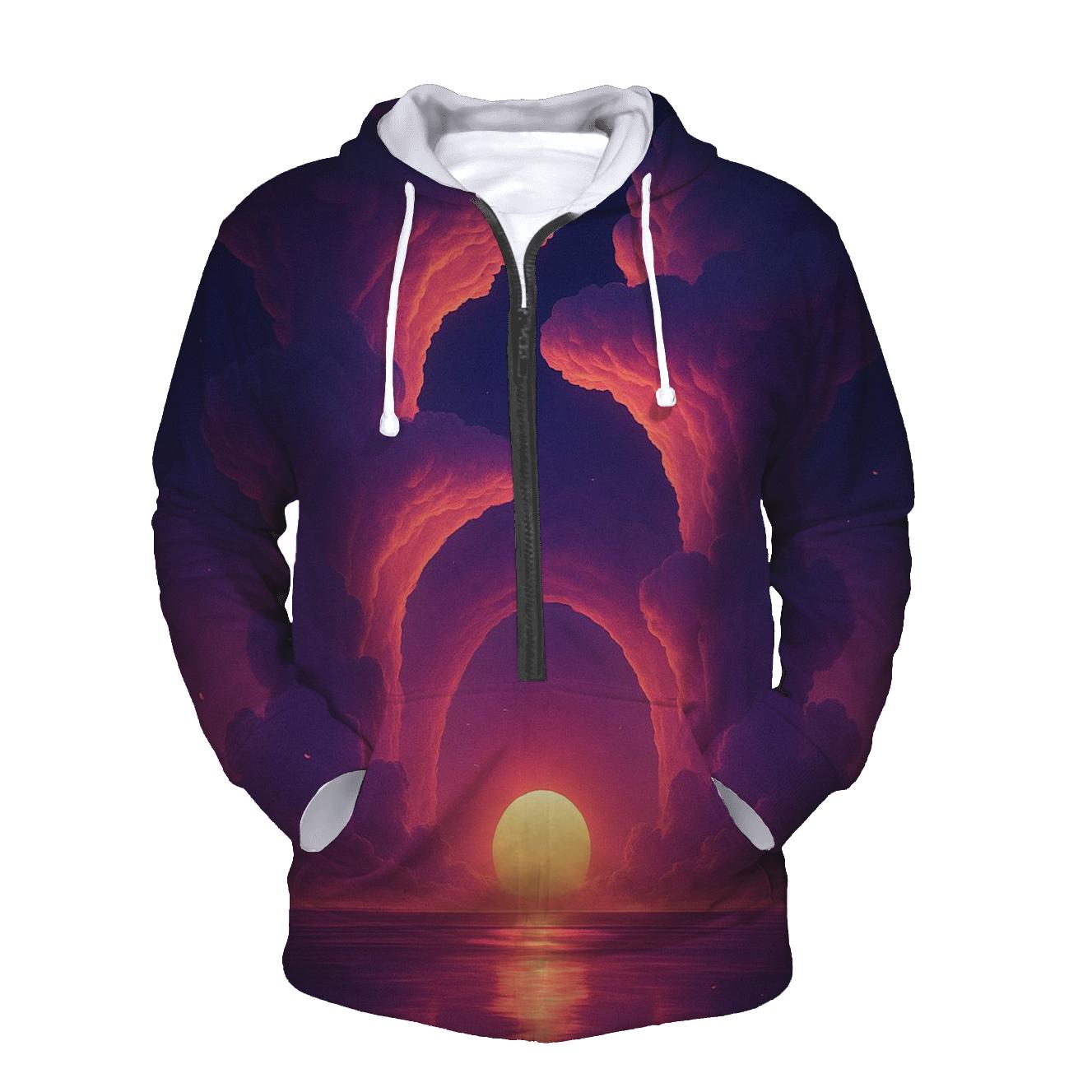 Cloud Cathedral Sundown zip-up hoodies