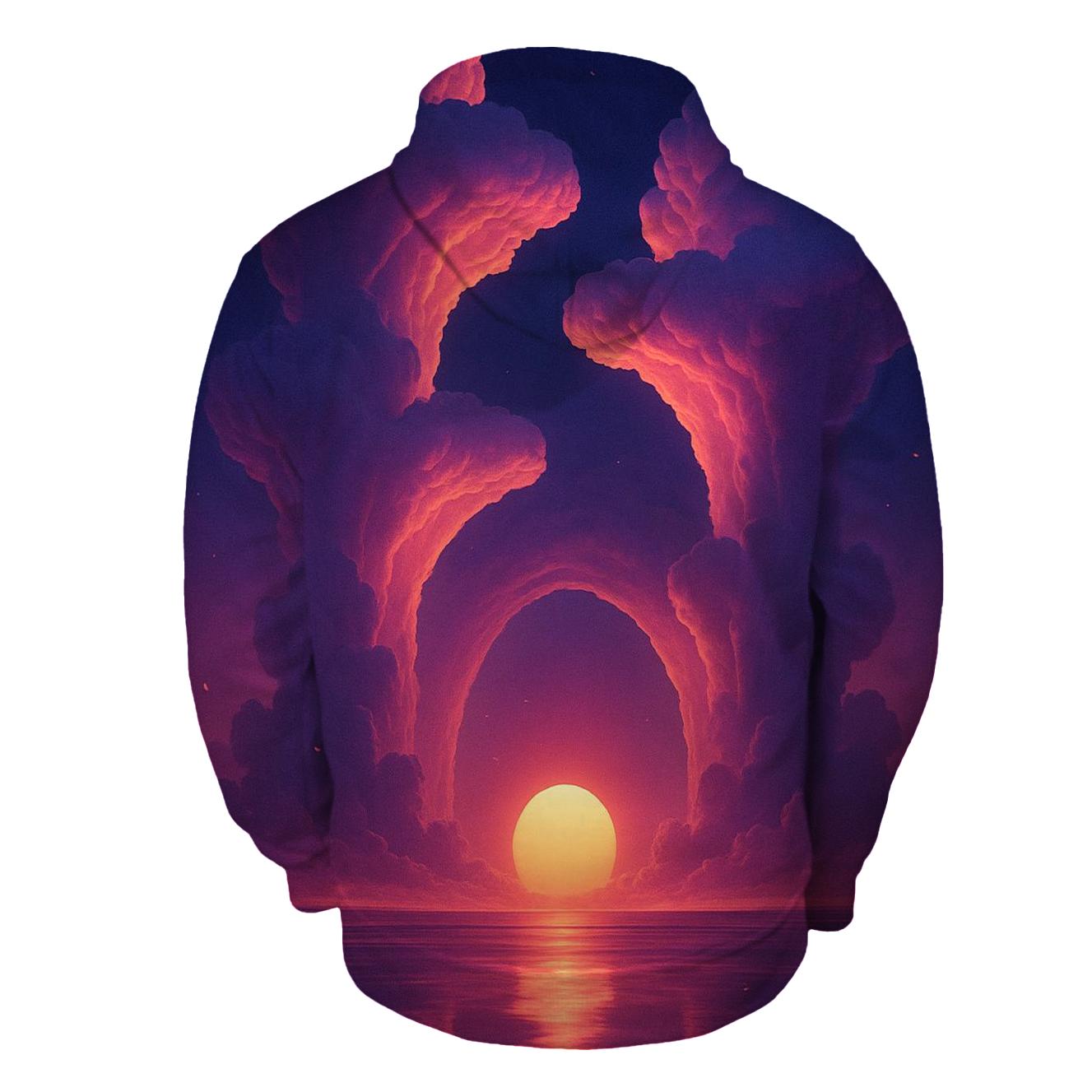 Cloud Cathedral Sundown zip-up hoodies