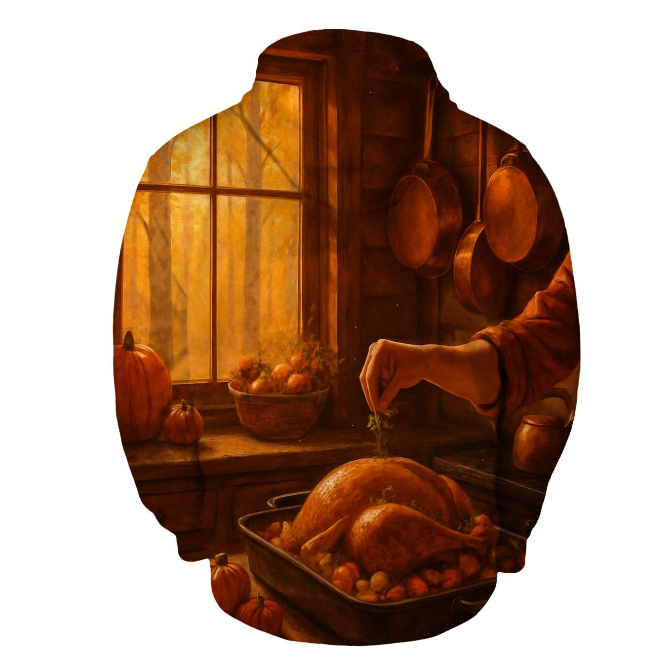 Golden Hour Cabin Feast Prep hoodie designs