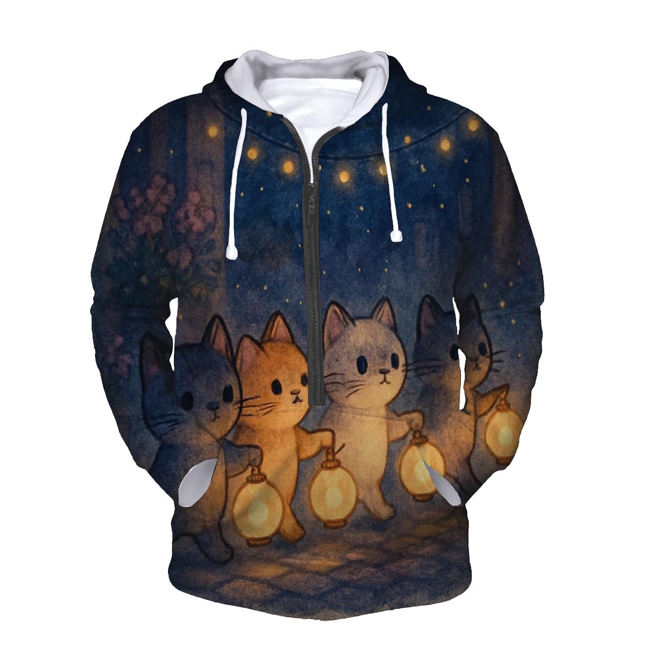 Lantern Parade Alley Cats pullover hoodies