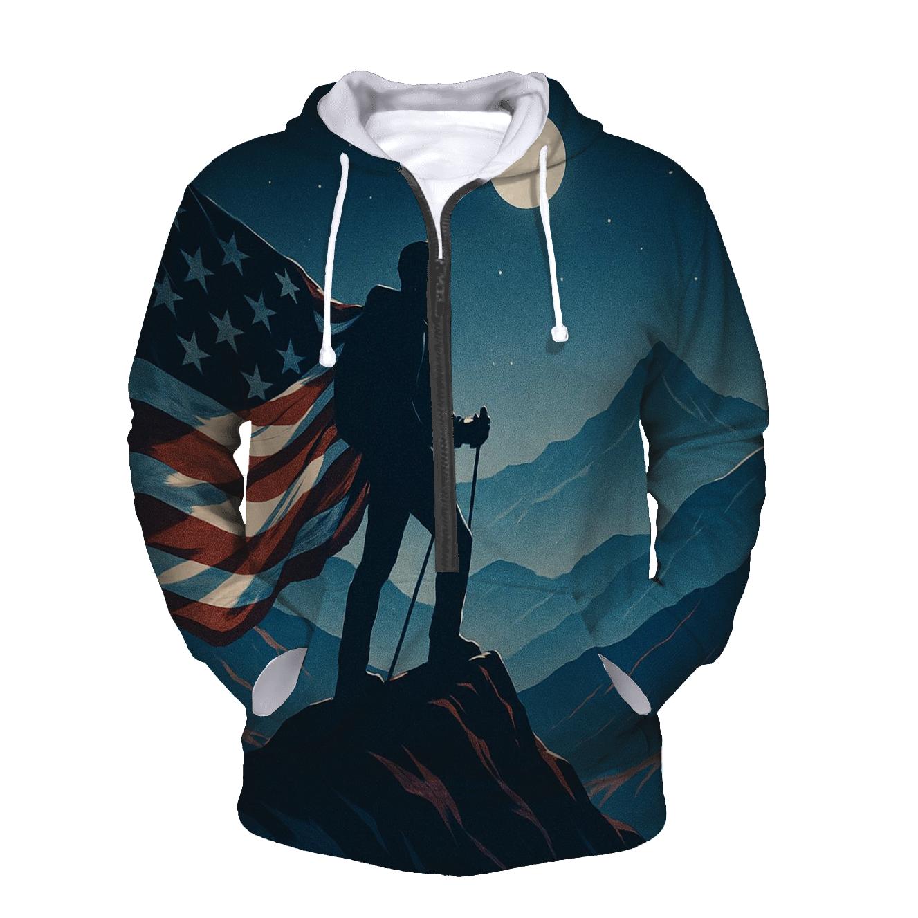 Mountain Passage Star Stripes designer hoodies