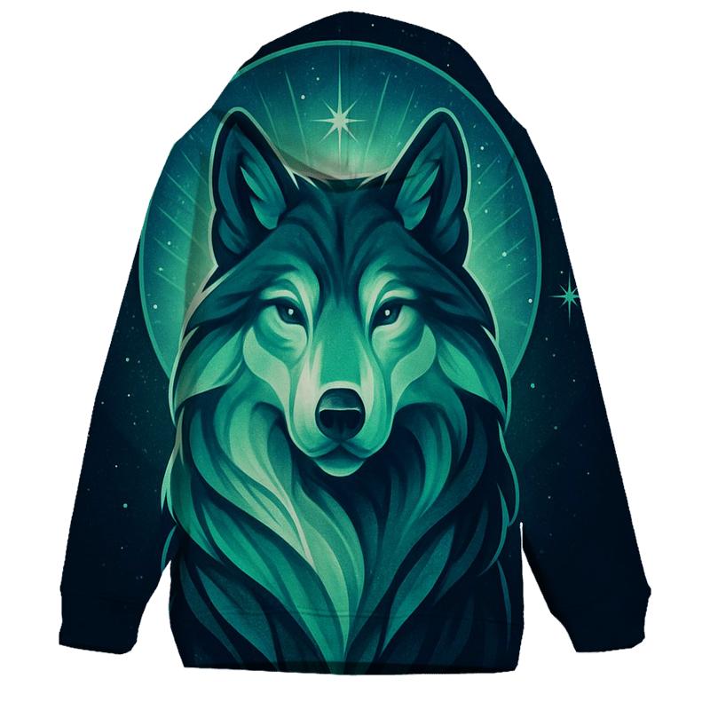 Crown Of Auroras Wolf Sentinel hoodie trends