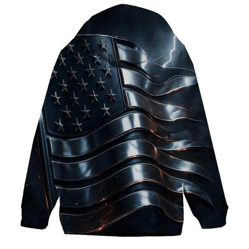 Chrome Stripes Thunder Break lightweight hoodies