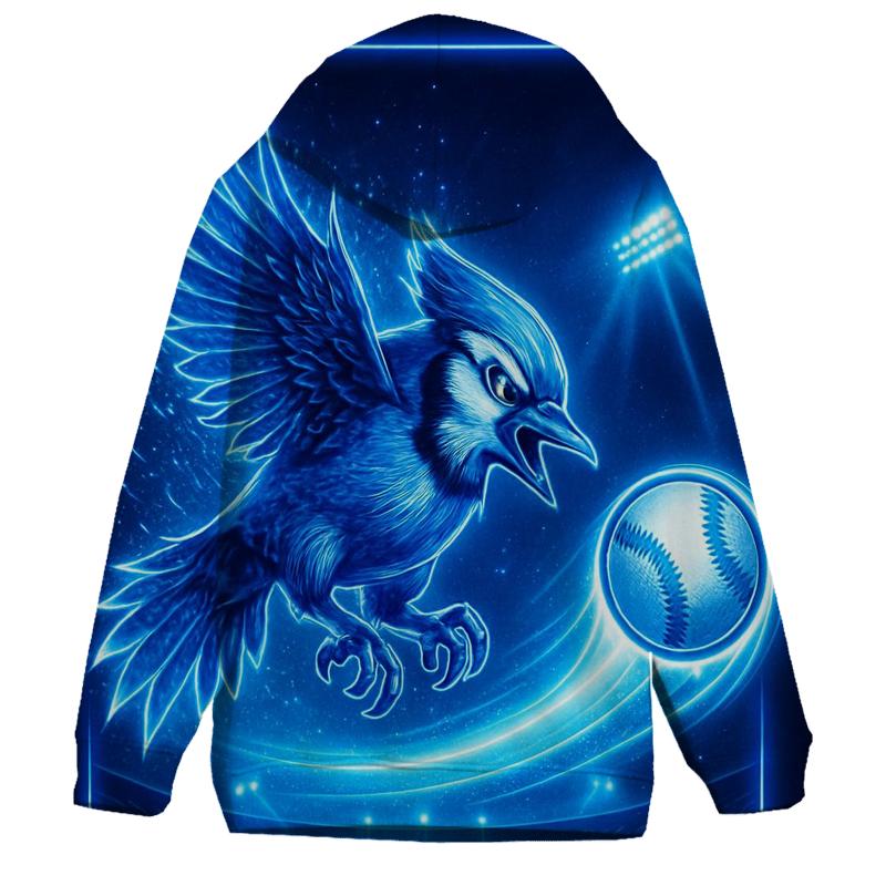 Blue Jays Aurora Fastball Burst custom hoodies