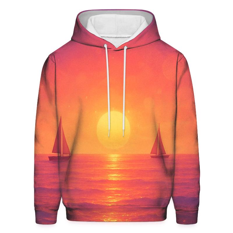 Ember Tide Horizon graphic hoodies