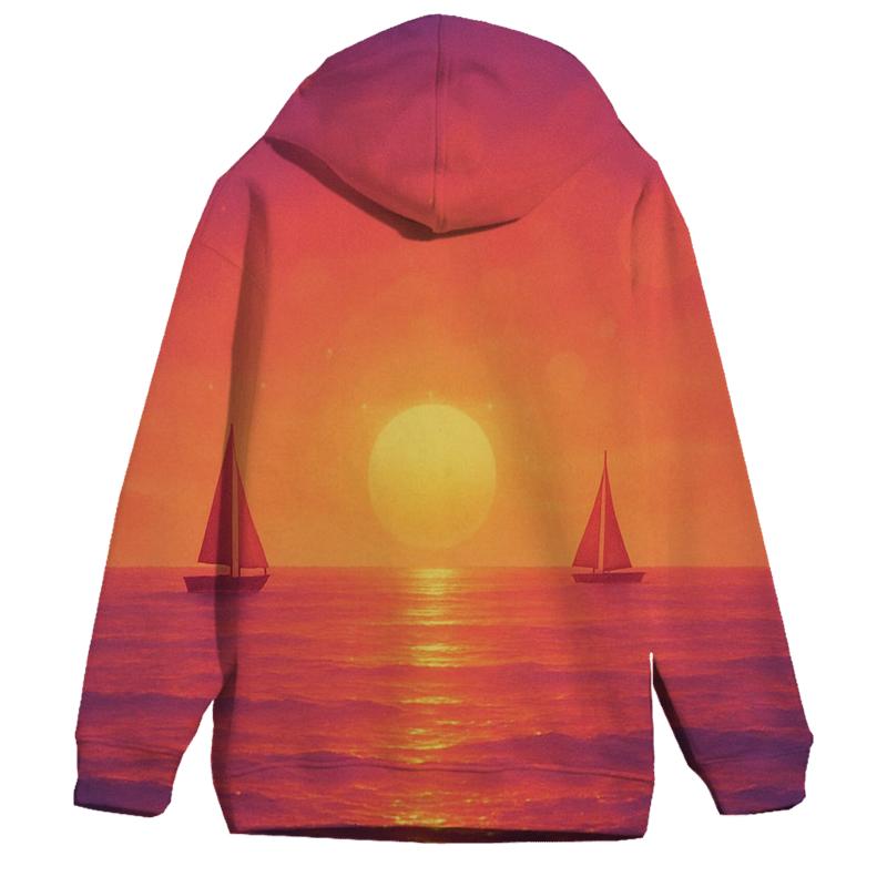 Ember Tide Horizon graphic hoodies