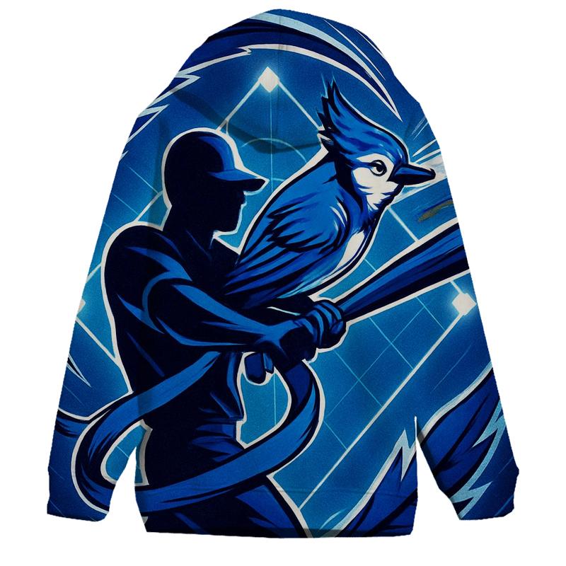 Feather Arc Slider With Blue Jays Energy hoodie styles