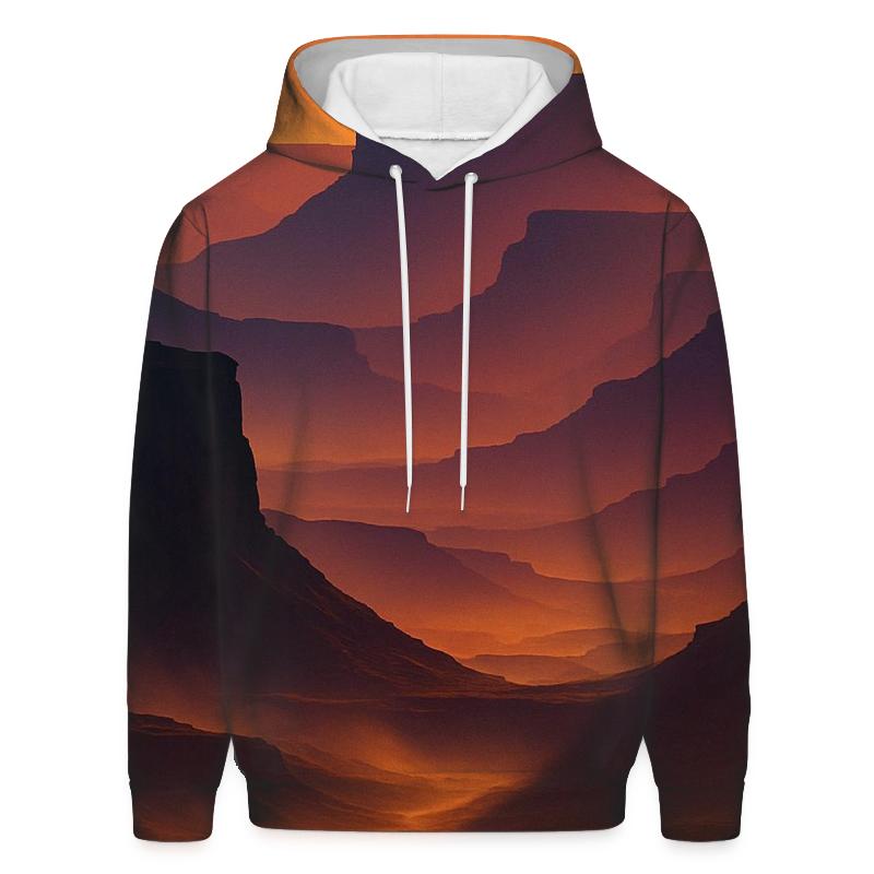 Violet Canyon Afterglow heavyweight hoodies