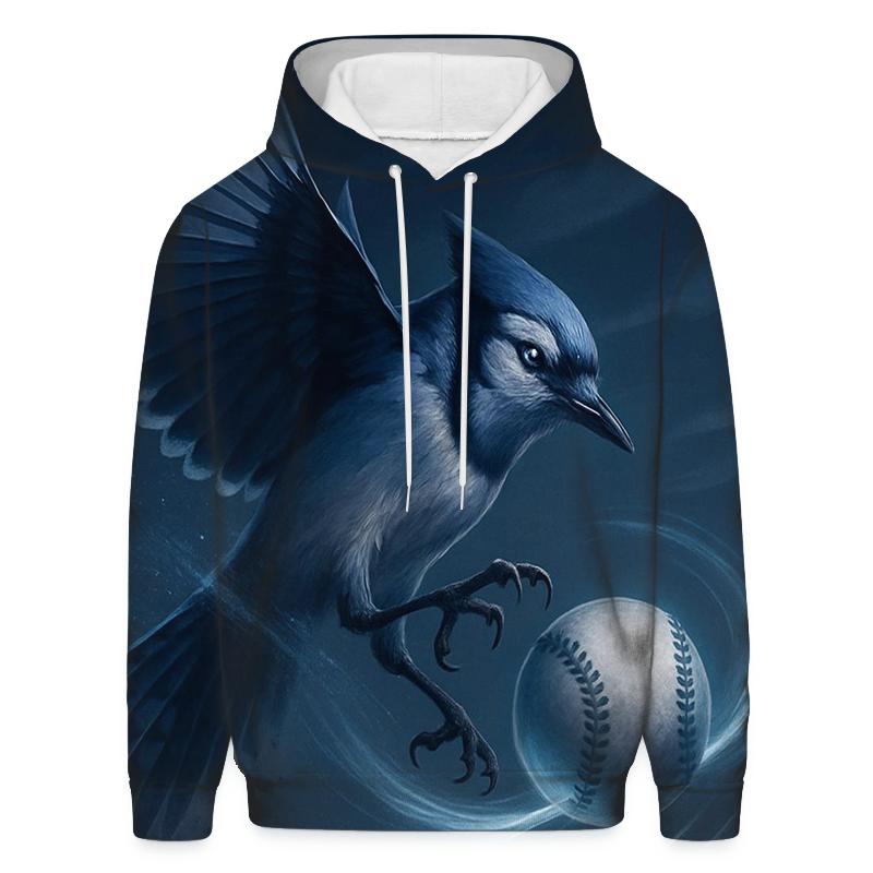 Midnight Splitter For Blue Jays Flight embroidered hoodies