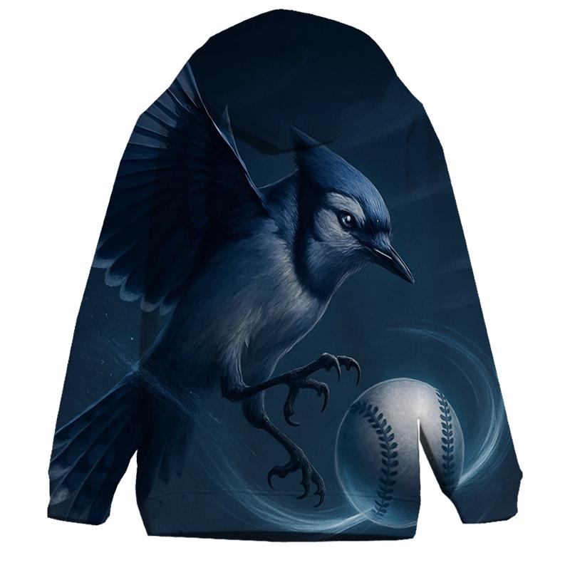 Midnight Splitter For Blue Jays Flight embroidered hoodies