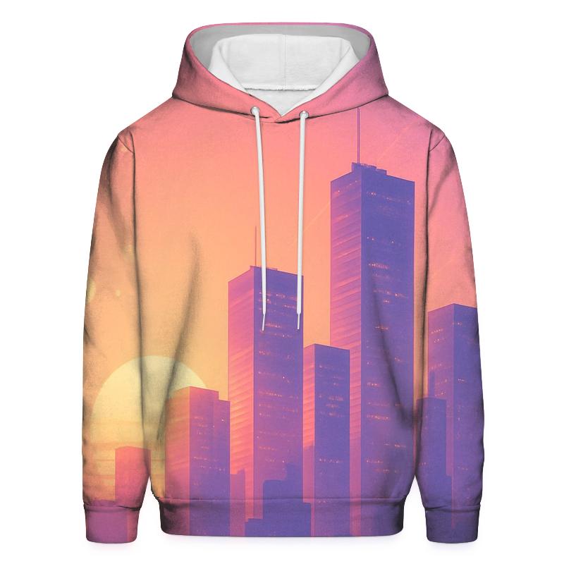 City Glass Sunset Drift lightweight hoodies