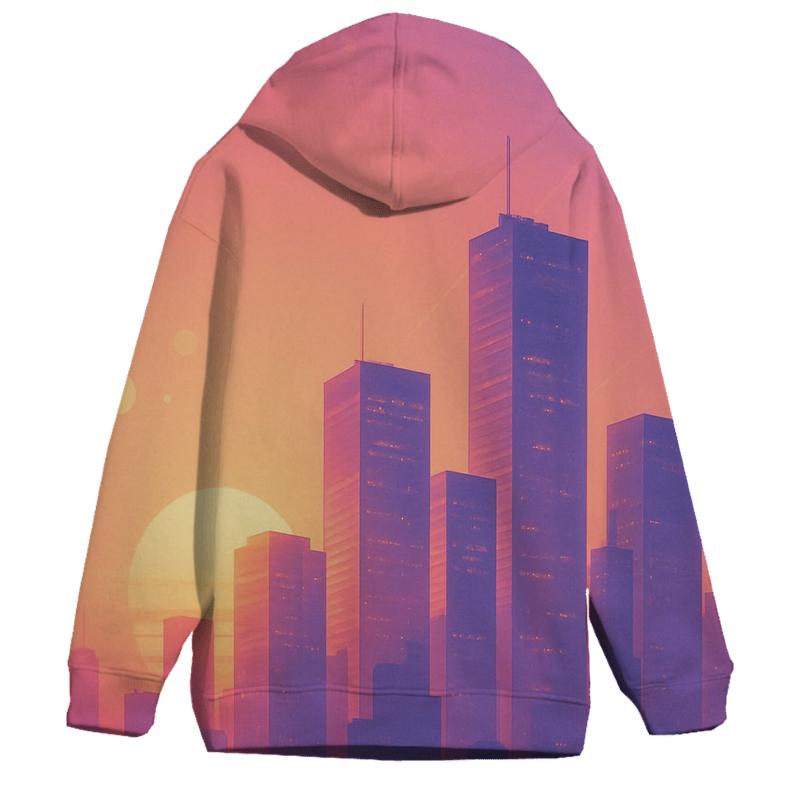 City Glass Sunset Drift lightweight hoodies