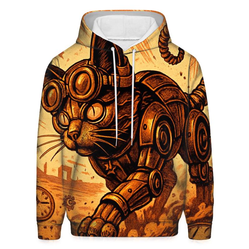 Clockwork Desert Caravan Cat hoodie styles
