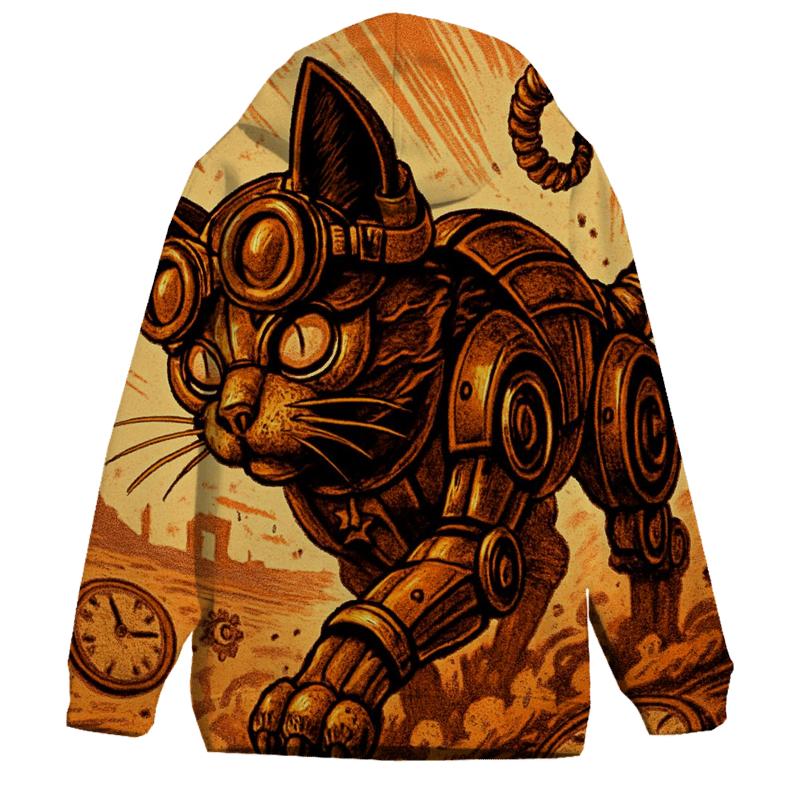 Clockwork Desert Caravan Cat hoodie styles