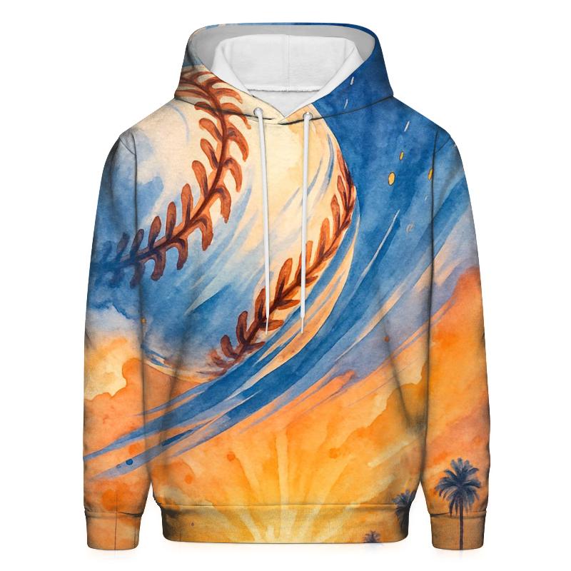 Sunset Seamstorm Over Los Angeles custom hoodies