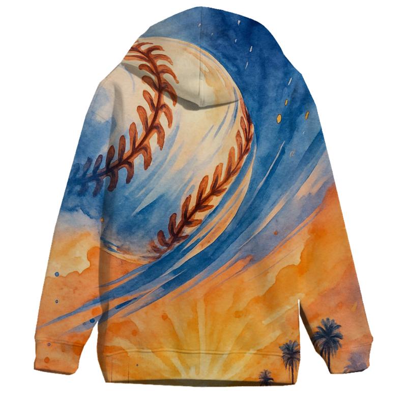 Sunset Seamstorm Over Los Angeles custom hoodies