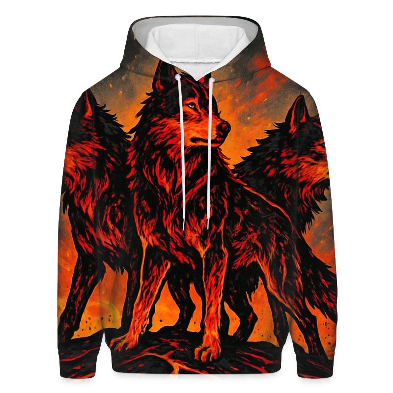 Volcanic Rift Emberpack printed hoodies