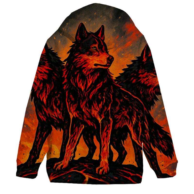 Volcanic Rift Emberpack printed hoodies