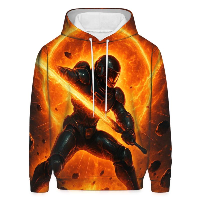 Solar Flare Swordsman premium hoodies