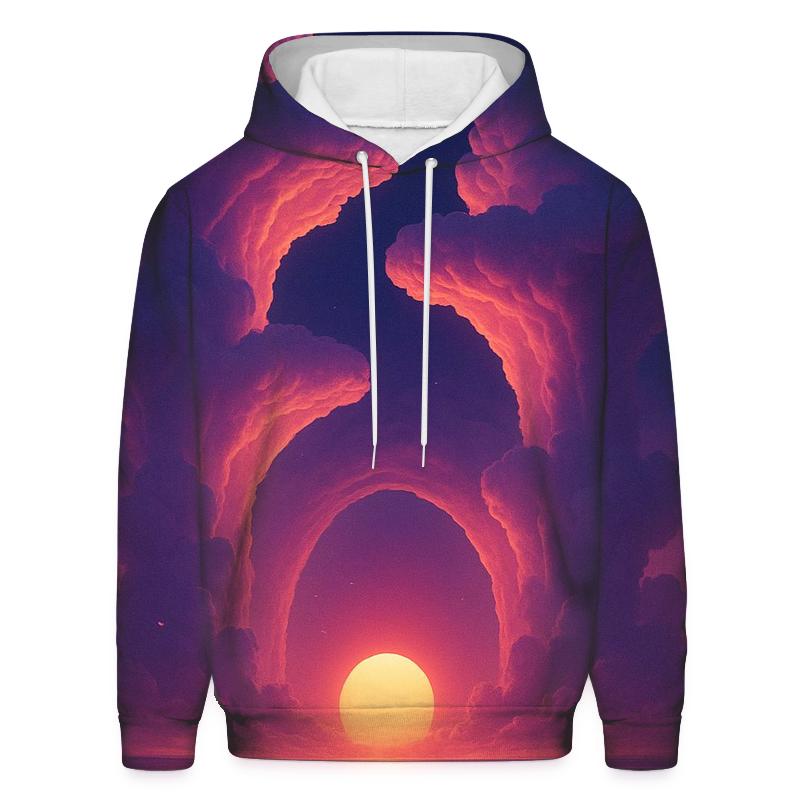 Cloud Cathedral Sundown embroidered hoodies