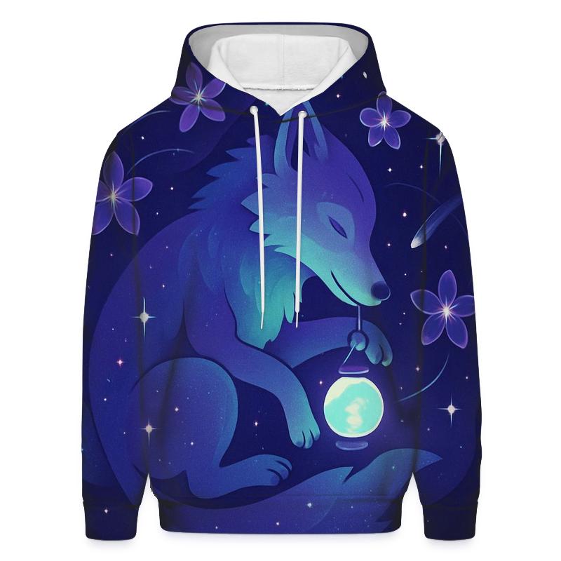 Orbit Garden Astral Wolf custom hoodies