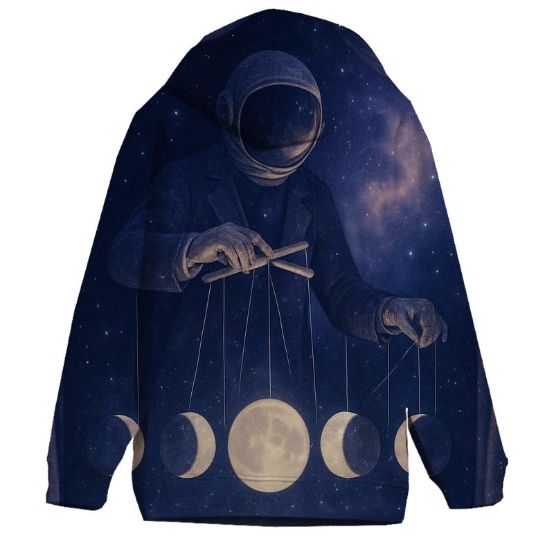 Moon Phase Marionette Theater lightweight hoodies