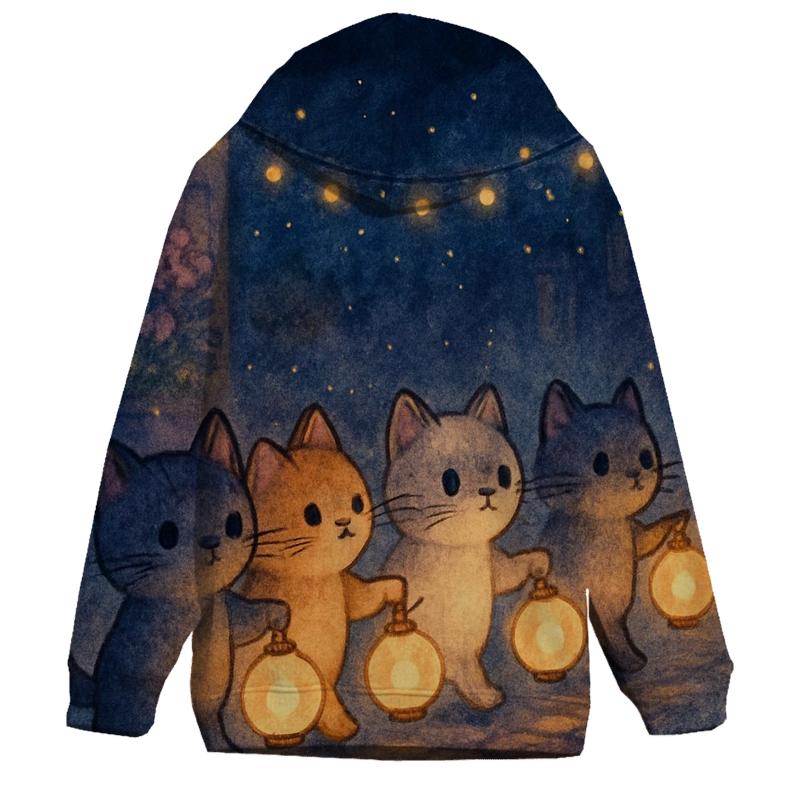 Lantern Parade Alley Cats premium hoodies